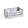 Paniers & Boîtes^Hay Caisse Crate Mix S - Lavande / Vert