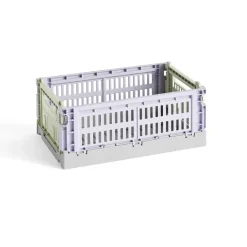 Paniers & Boîtes^Hay Caisse Crate Mix S - Lavande / Vert