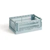 Paniers & Boîtes^Hay Caisse Crate S - Bleu Dusty