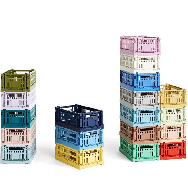 Paniers & Boîtes^Hay Caisse Crate S - Bleu Dusty