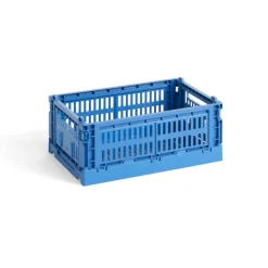 Paniers & Boîtes^Hay Caisse Crate S - Bleu Electrique
