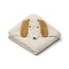 Langes & Accessoires^Liewood Cape De Bain Albert Chien En Coton Biologique - Sable