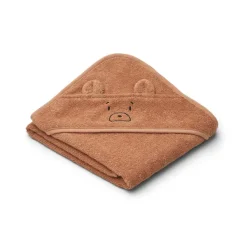 Langes & Accessoires^Liewood Cape De Bain Albert Ours En Coton Biologique - Rose