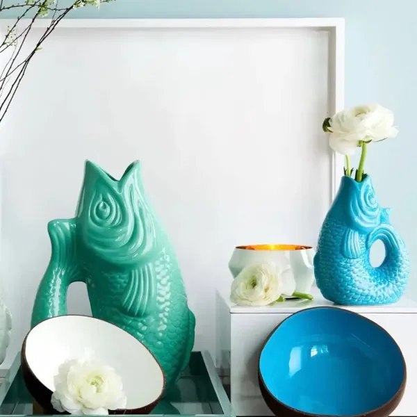 Vases^Sélectionné par Fleux Carafe / Vase Monsieur Carafon Poisson - Lagoon