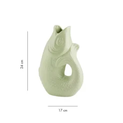 Vases^Sélectionné par Fleux Carafe / Vase Monsieur Carafon Poisson - Vert Mousse