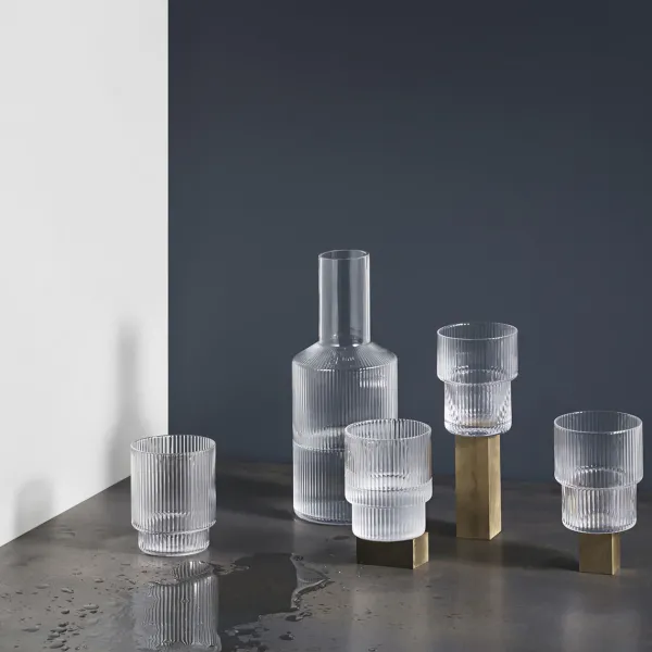 Carafes & Verres^Ferm Living Carafe Ripple Transparent