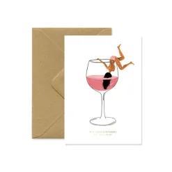 Papeterie^All the ways to say Carte D'Anniversaire Just One Drink