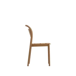 Chaises^Muuto Chaise Accoudoirs Linear Steel Burnt Orange