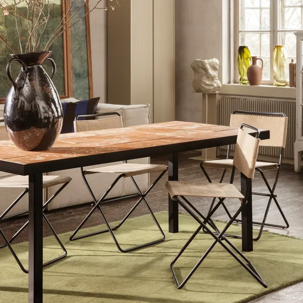 Chaises^Ferm Living Chaise Dining Desert - Sable/Noir