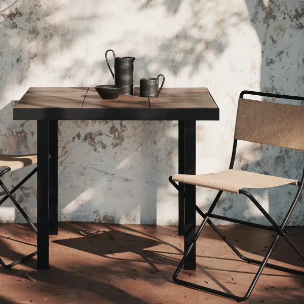 Chaises^Ferm Living Chaise Dining Desert - Sable/Noir