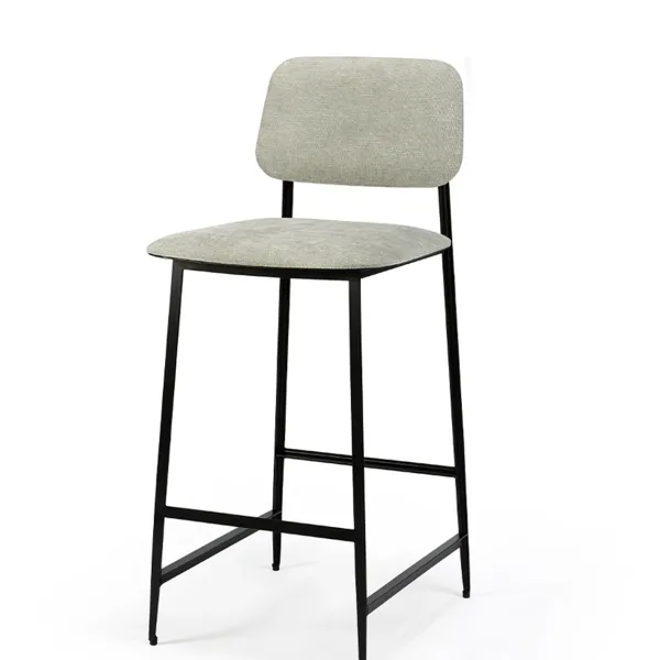 Chaises^Ethnicraft Chaise Haute Dc En Metal - Gris Fonce