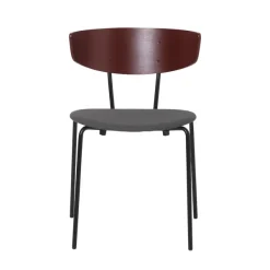 Chaises^Ferm Living Chaise Herman Fiord Red Brown / Warm Grey