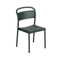 Chaises^Muuto Chaise Linear Steel Dark Green