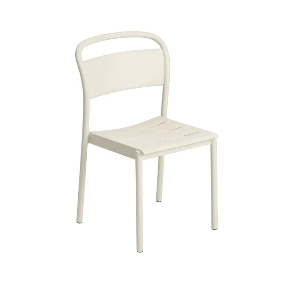 Chaises^Muuto Chaise Linear Steel Off-White