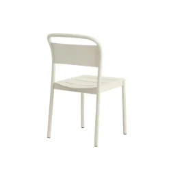 Chaises^Muuto Chaise Linear Steel Off-White