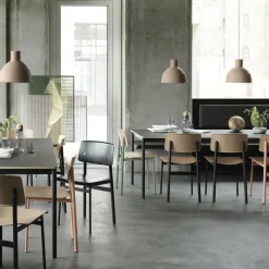 Chaises^Muuto Chaise Loft - Noir & Chene