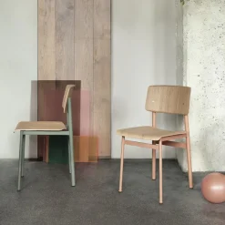 Chaises^Muuto Chaise Loft - Vert & Chene