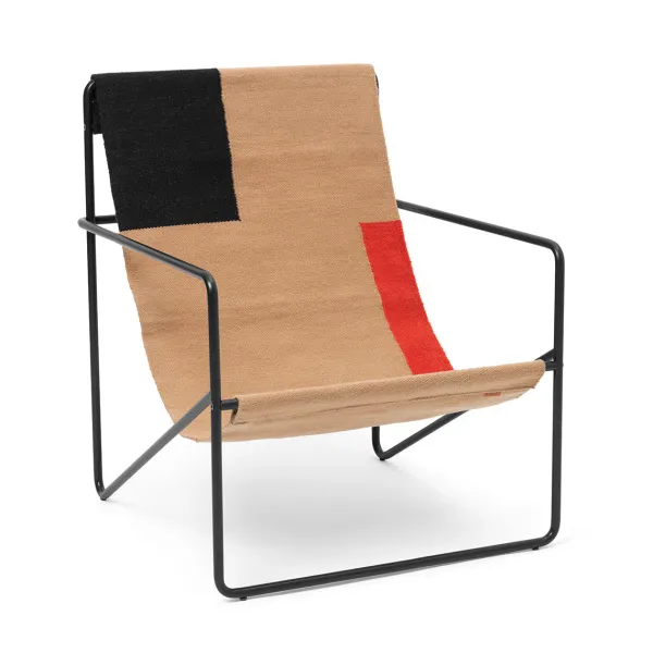 Fauteuils & Repose-Pieds^Ferm Living Chaise Lounge Desert Black / Block