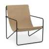 Fauteuils & Repose-Pieds^Ferm Living Chaise Lounge Desert Black / Sand
