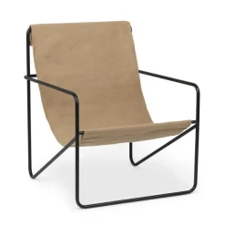 Fauteuils & Repose-Pieds^Ferm Living Chaise Lounge Desert Black / Sand