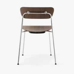 Chaises^And Tradition Chaise Pavilion Av1 Noyer/Chrome