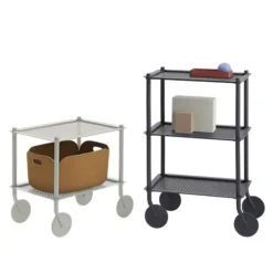 Petits Rangements^Muuto Chariot Flow 3 Etagères Gris