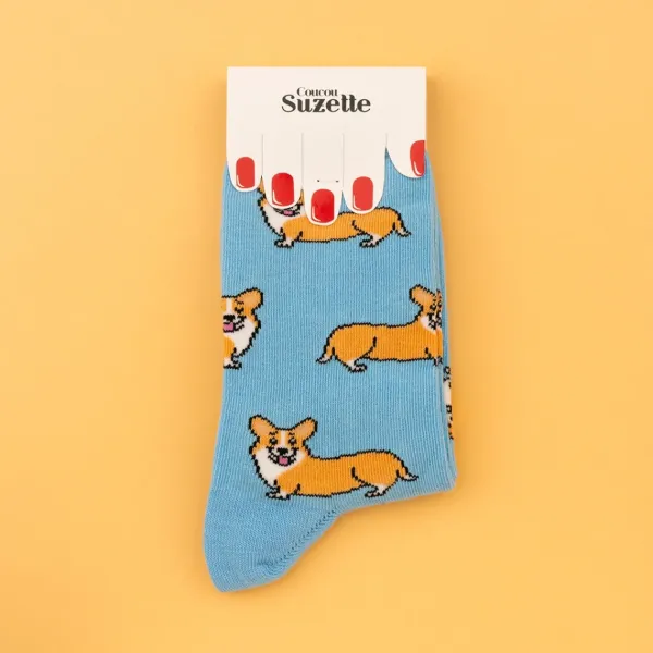 Chaussettes^Coucou Suzette Chaussettes Corgi 35/44