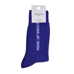 Chaussettes^Félicie Aussi Chaussettes Hook Up Socks Paillettes 36/40 - Bleu