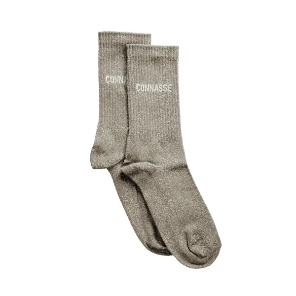 Chaussettes^Félicie Aussi Chaussettes Paillettes Connasse 36/40 - Gris
