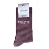 Chaussettes^Félicie Aussi Chaussettes Poulette A Paillettes 36/40 - Raisin