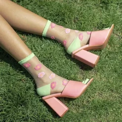 Chaussettes^Coucou Suzette Chaussettes Transparentes Sakura