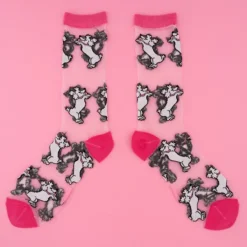 Chaussettes^Coucou Suzette Chaussettes Transparentes Caniche
