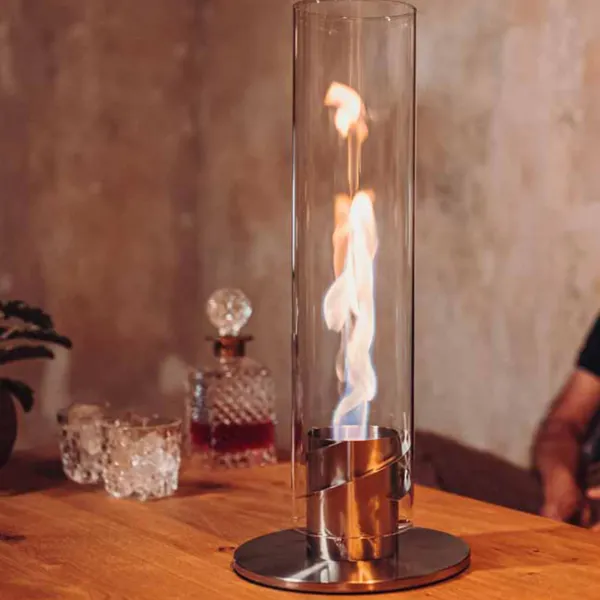 Lampes De Table^Höfats Cheminee / Feu De Table Spin 120 - O 23 X 54 Cm - Or