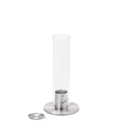 Lampes De Table^Höfats Cheminee / Feu De Table Spin 90 - O 19 X 40,5 Cm - Argent