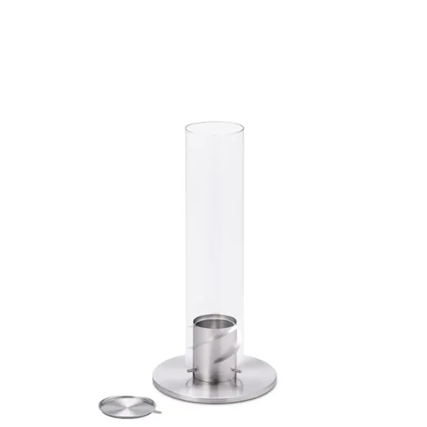 Lampes De Table^Höfats Cheminee / Feu De Table Spin 90 - O 19 X 40,5 Cm - Argent