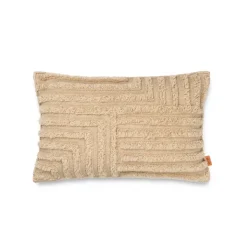 Coussins^Ferm Living Coussin Crease En Laine Plissee - Sable Clair