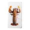 Art Mural^Stigerwoods Décoration Murale Homard Jaune / Fond Blanc - 20 X 35 Cm