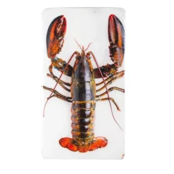 Art Mural^Stigerwoods Décoration Murale Homard Sur Glace Sur Fond Blanc - 20 X 35 Cm