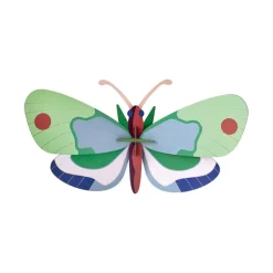 Art Mural^Studio Roof Décoration Murale Papillon Foret Menthe En Carton Recycle