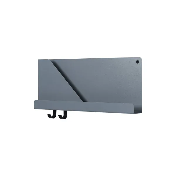Etagères^Muuto Etagere Murale Folded Bleu Gris S
