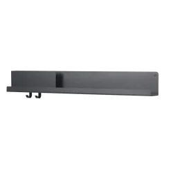 Etagères^Muuto Etagere Murale Folded Noir L