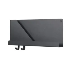 Etagères^Muuto Etagere Murale Folded Noir S