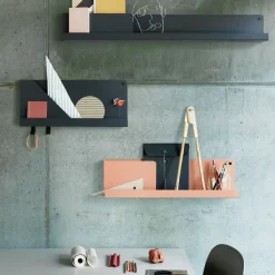 Etagères^Muuto Etagere Murale Folded Noir S