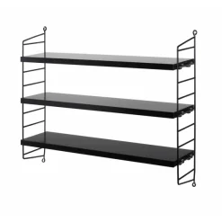 Etagères^String Furniture Etagere String Pocket - Noir