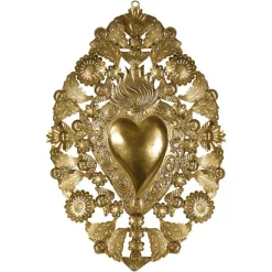Art Mural^Boncoeurs Exvoto Coeur Majestic Or