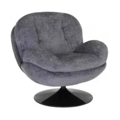 Fauteuils & Repose-Pieds^Sélectionné par Fleux Fauteuil Memento En Velours - 81 X 86 X 83 Cm - Gris