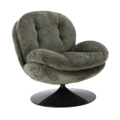 Fauteuils & Repose-Pieds^Sélectionné par Fleux Fauteuil Memento En Velours - 81 X 86 X 83 Cm - Kaki