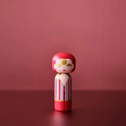 Sculptures & Figurines^Lucie Kaas Figurine En Bois - Kokeshi Sketch.Inc - Ziggy Stardust - 14.5 Cm