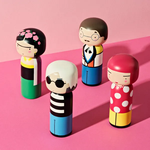 Sculptures & Figurines^Lucie Kaas Figurine En Bois Kokeshi Sketch.Inc Dot