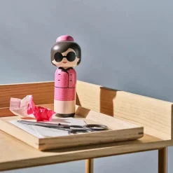 Sculptures & Figurines^Lucie Kaas Figurine En Bois Kokeshi Sketch.Inc Jackie - 16.5 Cm